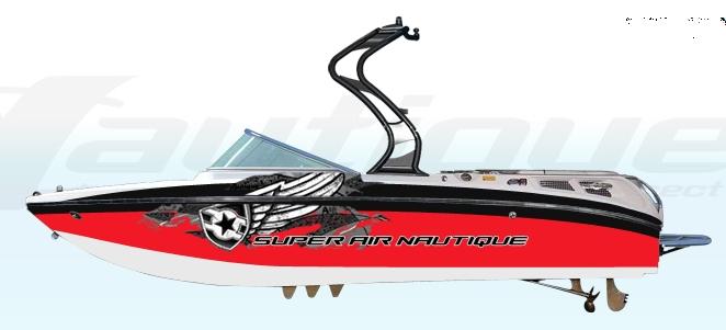 Super air nautique rc cheap wakeboard boat