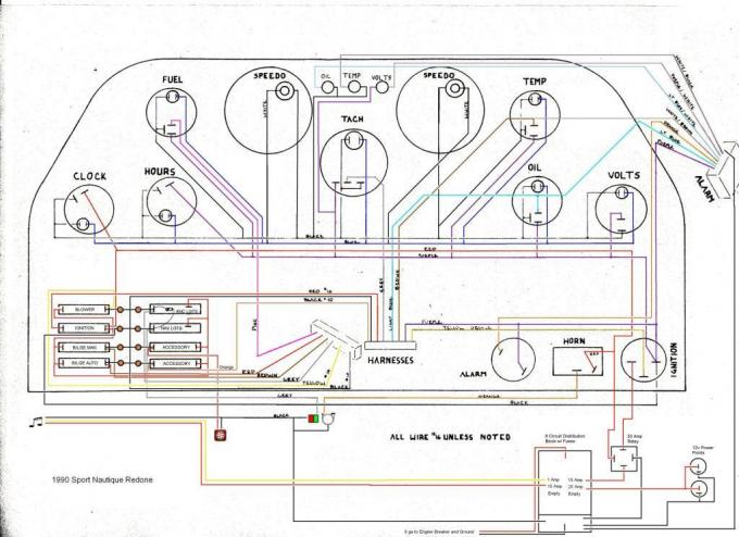 Dash Wiring Diagram For 1998 Ski Nautique Planetnautique Forums